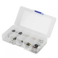 thumbnail image 2 of Fugacal 250PCS 10 Types Commutateur Tactile Sélection Kit Bouton Poussoir Momentané Pousser, 2 of 7