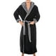 thumbnail image 1 of Bata larga para hombre, forro polar, con capucha, ropa de dormir, albornoz, ropa de dormir, 1 of 1