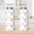 thumbnail image 5 of Bow Water Bottle 32oz Vacuum Insulated Thermoses with Straw Lid Bow Gifts for Women Girls Cute Stainless Steel Travel Tumbler Cup, 5 of 6