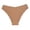 Khaki, variant on Womens Seamless Solid Color Briefs, Yoga Bikini Panties Underwear for Active Daily Wear