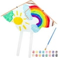 thumbnail image 4 of OUNONA Acrylic Painting Kite Kit for Kite Making, Multi-Material Set, Craft Activity, 4 of 7