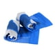 thumbnail image 3 of FELTECHELECTR 2 pares de calcetines de compresión hasta la rodilla para hombre y mujer, de alta elasticidad, para deportes, correr, fútbol, talla S/M (negro y azul)., 3 of 3