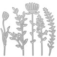 thumbnail image 1 of Flower Leaf Shape Embossing Paper Die Card Making Cutting Die DIY Supply, 1 of 8