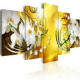 thumbnail image 2 of Tiptophomedecor Glamour Canvas Wall Art - Yellow Admiration - Stretched & Framed Ready To Hang Art, 2 of 5