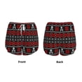 thumbnail image 5 of Lsque Vintage Maple Leaf with Skull Pattern Printed Women's Running Shorts with Liner Pockets,Elastic Quick Dry Workout Athletic Gym Yoga Shorts,Womens High Waist Shorts-Small, 5 of 9