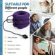 thumbnail image 5 of Dispositivo de tracción cervical para aliviar el dolor de cuello. Collarín inflable ajustable y aparato de tracción cervical. Dispositivo de descompresión cervical para uso doméstico (morado)., 5 of 7