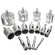 thumbnail image 4 of 15pcs Diamond Coated Hole Saw Drill Bits,Glass, Ceramic Drill Bit Set, 4 of 5