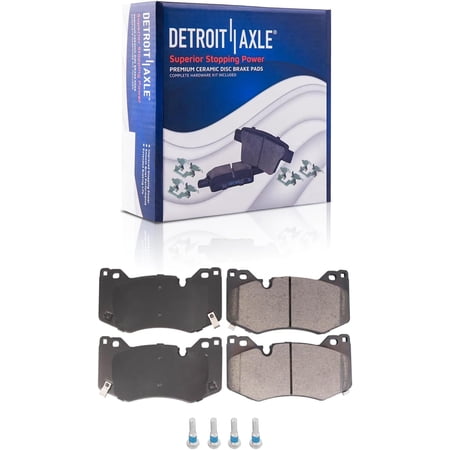 Detroit Axle - Front Brake Pads for 2020-2025 Chevrolet Corvette Cadillac CT4 CT5 Ceramic Brake Pads 2021 2022 2023 2024