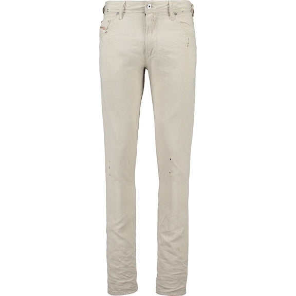 Diesel Men's Krayver Relaxed Tapered-Leg Jean 0828F, Ivory Denim, 29x32