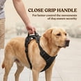 thumbnail image 3 of BUVUB Dog Harness - No Pull Adjustable Pet Vest with Reflective Strips Easy Control Handle and Breathable Mesh for Small Medium and Large Dogs - Small,Black, 3 of 7