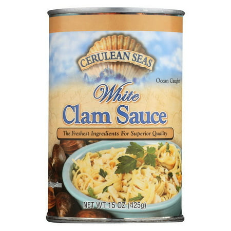 (Price/case)Cerulean Seas Sauce - White Clam - Case of 12 - 15 (Best White Clam Sauce For Pasta)