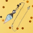 thumbnail image 4 of Langgg Crystal Pendulum Natural Stone Pendulums Pendant for Divination Dowsing, 4 of 9