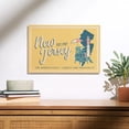 thumbnail image 2 of New Jersey, State Outline, Lighthouse and Lifeguard, Liberty Prosperity, The Garden State, Urban Traveler Birch Wood Wall Sign (12x18 Rustic Home Decor, Ready to Hang Art), 2 of 5