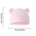 thumbnail image 2 of EnJoCho 6 Pieces Baby Hat Bear Ears Caps Baby Boy Girl Toddler Hats Caps For 0 To 6 Months Baby Kids Super Adorable Head Wear Gifts, 2 of 8