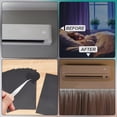 thumbnail image 6 of 7 pc Rectangle PET LED Light Blocking Stickers LED Covers Blackout Stickers Light Dimming LED Filters for Routers Clocks and Electrical Appliances Black 170x130x0.1mm, 6 of 6