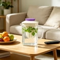 thumbnail image 7 of LEHOZIHEQ Glass Water Pitcher With Fruit Infuser, Wide Mouth Infused Cold Hot Water Jug Carafe With Lid, For Homemade Drinks Container, 7 of 7