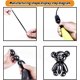 thumbnail image 3 of 260 Long Balloons 100 Pack Black Twisting Animal Balloons Thickening Latex Modeling Long Magic Balloons for Animal Model Halloween Weddings Birthdays, 3 of 4