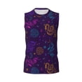 thumbnail image 6 of Lsque Colorful Snake Print Men's Cotton Blend Sleeveless Muscle Shirts (S-3XL)- Moisture Wicking, Odor Protection, UPF 30+,Small, 6 of 8