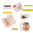 thumbnail image 4 of 3D Duck Wallet, Mini Folding Purse, Holder ID Window Purse, Multi slot card pack,Pink, 4 of 7