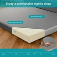 thumbnail image 6 of Tri-Fold Memory Foam Mattress for Kids & Adults, 4 inch Twin Size Foldable Dorm Mattress, Portable Floor Bed Guest Bed Mattress with Washable Cover, CertiPUR-US Certified, 6 of 9