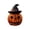C-Orange, variant on Halloween Mummy Pumpkin Fisherman Resin Figurine, Bandage Wrapped Pumpkin Man Holding Fishing Rod, Funny Spooky Ornament for Shelf Desk, Holiday Gift
