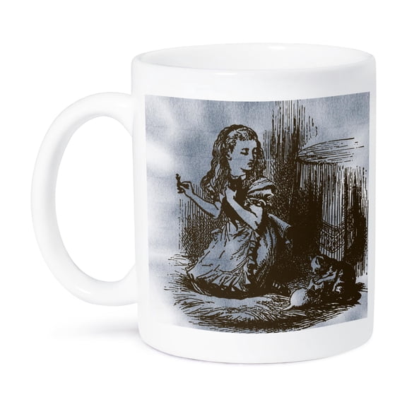 Alice with Cats Vintage Alice in Wonderland 15oz Mug mug-110220-2