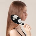 thumbnail image 2 of Black Halloween Ghost Silhouettes Hair Brush,Girls Detangling Hair Brush,Glide Through Tangles with Ease for Wet & Dry Hair,8.8"X2.8", 2 of 7