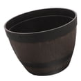 thumbnail image 3 of Raindrops  Large Pots for Plants Outdoor Imitation Wine Barrel Flowerpot, 3 of 8
