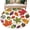 White, variant on Thanksgiving Fall Bathroom Rug Washable 2x3 Entryway Rug Non Slip Country Falling Maple Leaves Pine Cone Front Door Mat Low Pile Indoor Doormat Throw Floor Carpet for Kitchen Bedroom Entrance