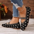 thumbnail image 5 of Rvasteizo Womens Stripe Print Shoes Pull-On Flat Breathable Summer Lightweight, 5 of 5