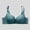Blue, variant on Womens No Underwire Bras Solid Color Plus Size Underwire Lace Push Up Soft Comfort Bra for Everyday Yellow 46