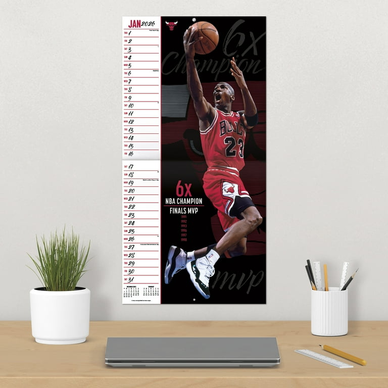 Michael Jordan Framed Poster and 2026 Calendar - Walmart.com