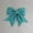 Blue, variant on Fwttom Velvet Bows For Christmas Tree, Christmas Tree Decorations Pearl Cottons Gold Powder Christmas Tree Bows, Cororful Christmas Bows for Holiday Party & Tree Ornaments, 7.9 x 6.7 Inches