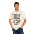 thumbnail image 4 of Humorous Ignoring Introvert Sarcastically Ironic Statements Funny Disregarding Awkward Mockery Puns Sayings Unisex Garment-Dyed T-shirt, 4 of 4