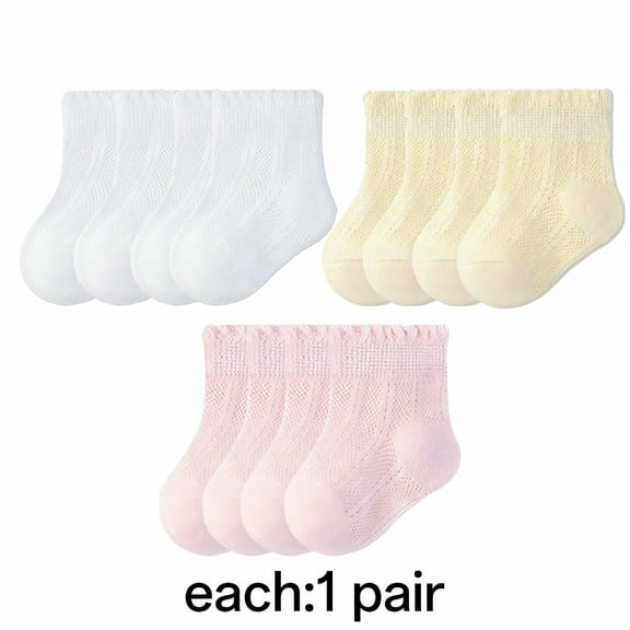 TELOLY 12Pack Toddler Socks,Keeps Shape After Sun-Drying Kids Socks,Featherweight Ankle Wrap Toddler Socks 4T-5T,Colormixing1,L