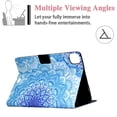 thumbnail image 4 of Allytech iPad Pro 11 inch 2021(3rd Gen)/2020(2nd Gen)/2018(1st Gen), Auto Sleep Wake Flexible Slim Back Cover PU Leather Wallet Folio Card Slots Protective Case for iPad Pro 11", Mandala, 4 of 6