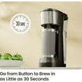 Chefman InstaCoffee Max+ Single Serve Coffee Maker, KCup and Grounds