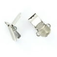 thumbnail image 2 of 20 x Braces Clips Strap Hooks 20 mm Silver Coloured, 2 of 5
