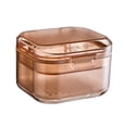 thumbnail image 3 of TISHITA Étui de Bain pour Dentiers Nettoyage et Drainage Étui de Protection Buccale Panier Passoire Rangement Rose, 3 of 8