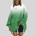 thumbnail image 2 of ibuvkizy Womens Oversized Sweatshirt 2024 Clearance Fall Winter Sweatshirts Long Sleeve Crew Neck Shirts Tunic Tops Pullover Printed Hoodies for Women Casual Loose Basic Trendy, 2 of 5