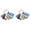 Sky Blue 2PCS, variant on Kitchen Gadgets Set 6 Space Saving Cooking Kitchen Accessories Garlic Grinder Cheese Grater Vegetable Fruit Peeler Pizza Cutter Stripper , 4.92x2.76 inch, Sky Blue 1PCS