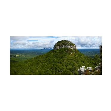 Robert Michaud 'Pilot Mountain Panorama' Canvas Art
