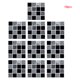 thumbnail image 1 of Inteprter 10 unidades/juego de pegatinas para azulejos de cocina, bricolaje, calcomanías impermeables para baño, papel de pared autoadhesivo, pegatinas Decoración del hogar MSC066 Inteprter HA001827-07, 1 of 1