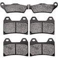 thumbnail image 1 of KMG Front + Rear Brake Pads Compatible with 2001-2005 Aprilia RST Futura 1000 - Non-Metallic Organic NAO Brake Pads Set, 1 of 4
