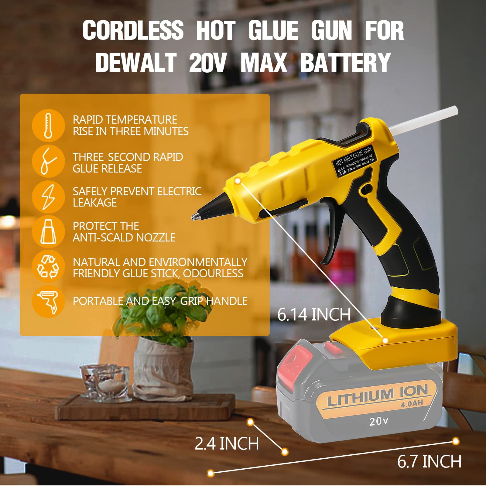 Dewalt 20v hot glue gun hotsell