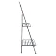 thumbnail image 4 of SAFAVIEH Natum 2 Tier Outdoor Patio Plant Stand, Red Brown/Blue Wash, 4 of 10