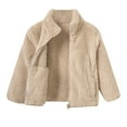 thumbnail image 1 of MEZZALL Veste à Fermeture Éclair Complète pour Filles, Khaki, 11-13 Ans, 1 of 3