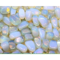 Jet Opalite Tumbled Stone 100 Grams Natural Gemstone for Meditation Positive Energy Pocket Stone Healing Strength Approx 0.75-1 inch