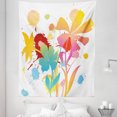 thumbnail image 1 of Colorful Tapestry, Hawaiian Beach Party Theme with Lively Flowers Abstract Summertime Composition, Fabric Wall Hanging Decor for Bedroom Living Room Dorm, 5 Sizes, Multicolor, by Ambesonne, 1 of 1