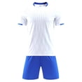 thumbnail image 4 of Boys 2 Piece Athletic Soccer Jersey Sport Team Soccer Uniforms with Shorts Shirt 2026 White 3XS, 4 of 6